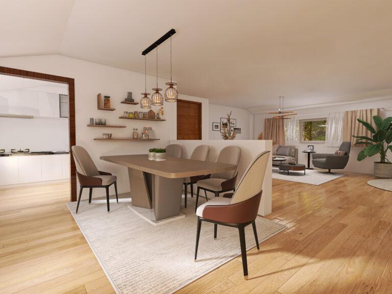 Dachgeschoßwohnung | 1070er | Essbereich